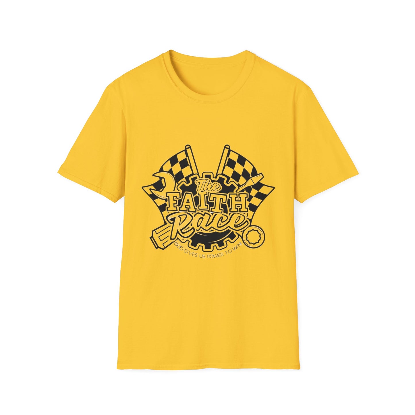 Faith Race Adult T-shirts