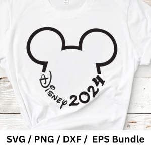 Mickey Mouse Disney 2024 SVG Bundle