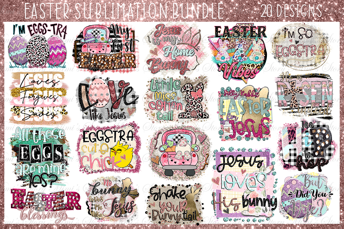 Easter Sublimation Bundle | Family Supply Digitals