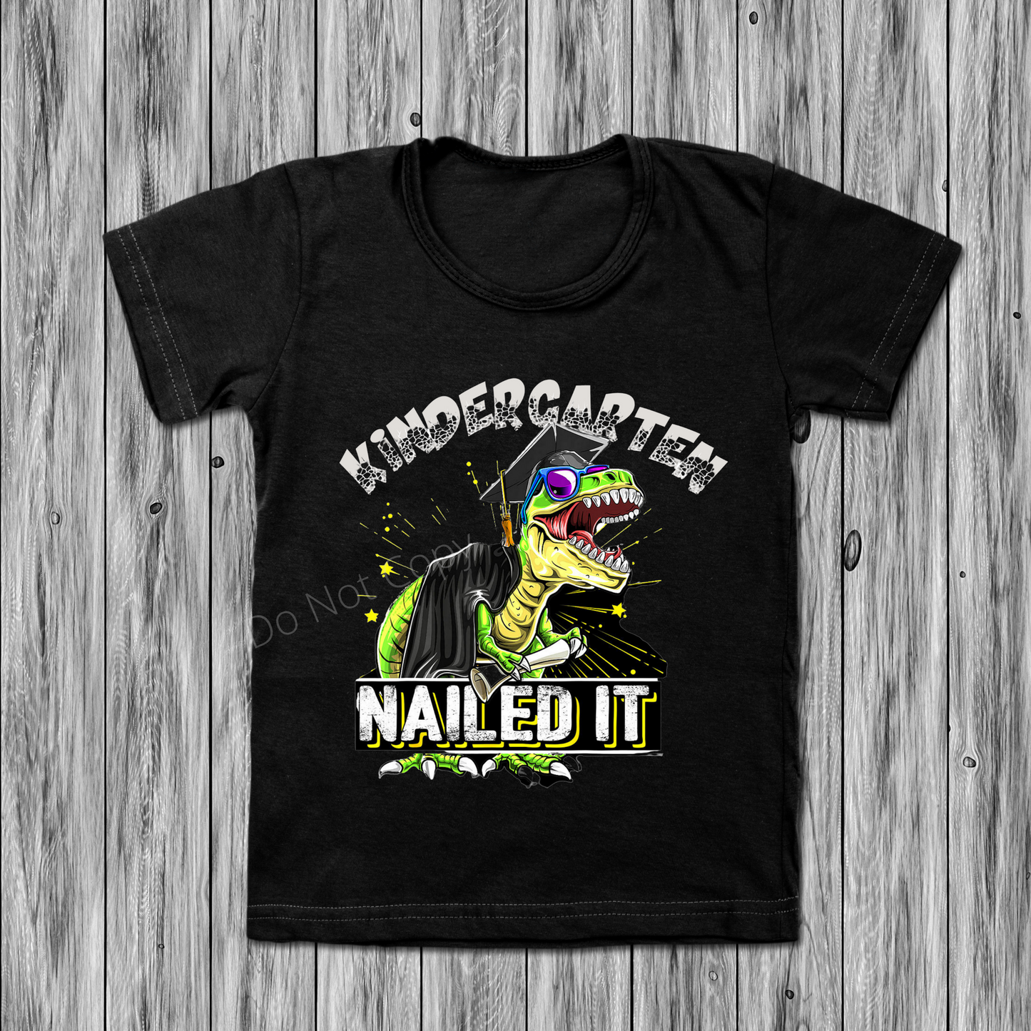 T-Rex Dinosaur Nailed It Kindergarten PNG