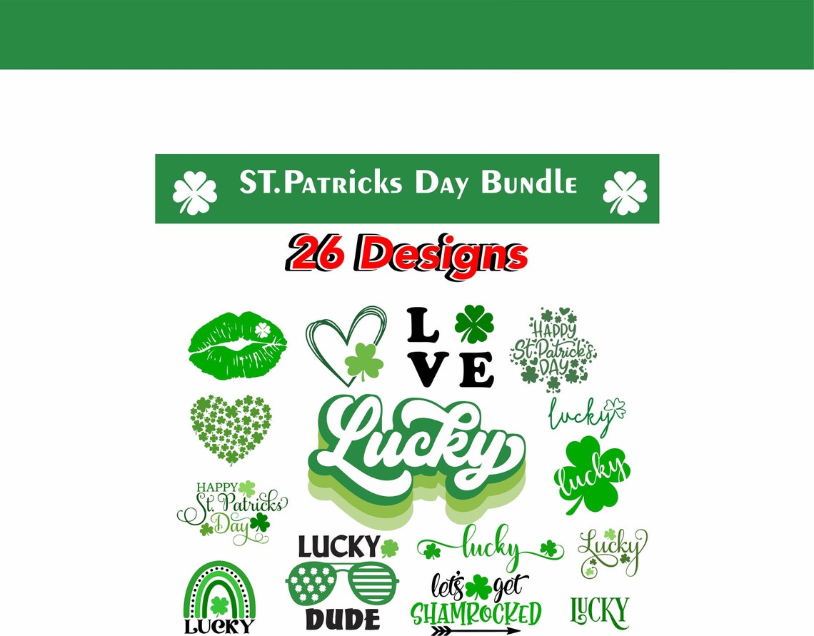 St. Patrick Day Digital File Download SVG, PNG 150+
