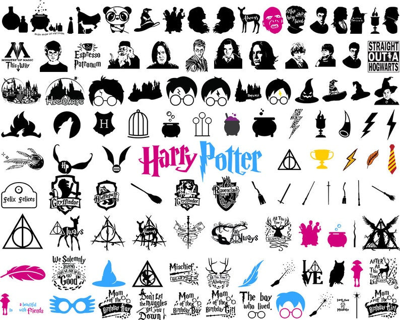 Harry Potter 4000+ Plus Mega SVG Bundle