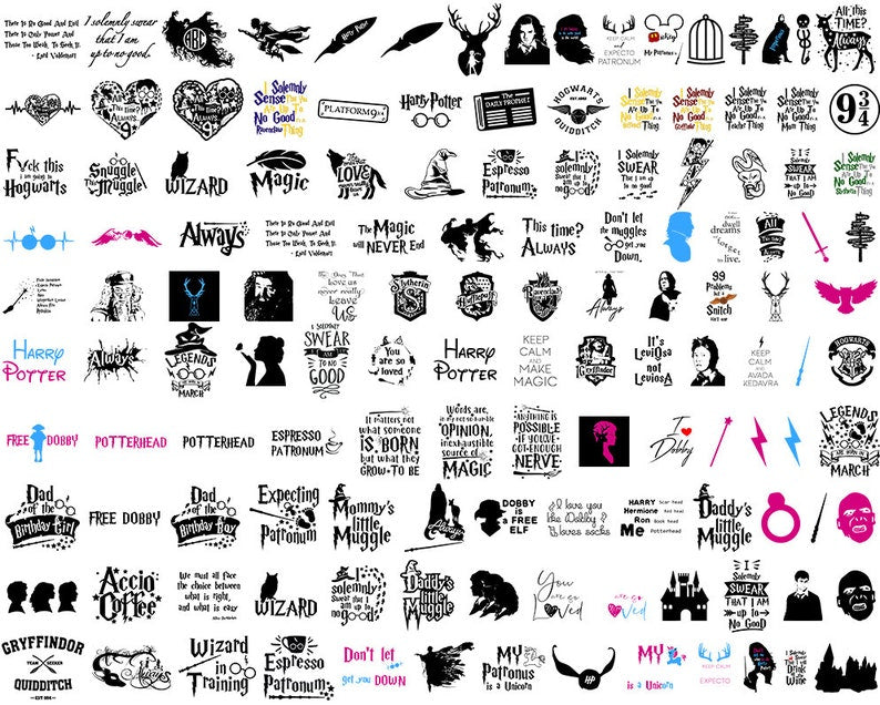 Harry Potter 4000+ Plus Mega SVG Bundle