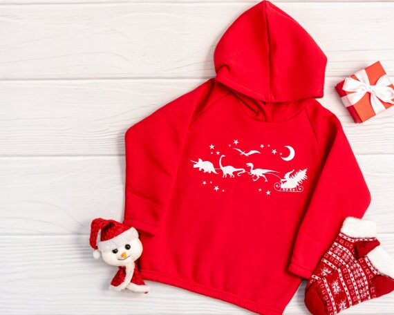 Christmas Dinosaur Sleigh Ride SVG | Family Supply Digitals