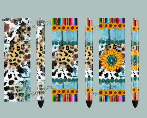 Western Sunflower Cactus Penwrap Bundle