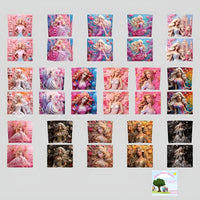 Barbie Characters 3D Tumbler Designs 30+ PNG digital download