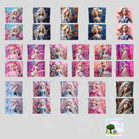 Barbie Characters 3D Tumbler Designs 30+ PNG digital download