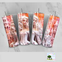 Barbie Characters 3D Tumbler Designs 30+ PNG digital download