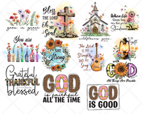 Christian Sublimation PNG 75+ Unique Bundle