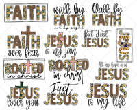 Christian Sublimation PNG 75+ Unique Bundle