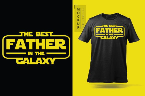 The Best Father in the Galaxy PNG Bundle Package