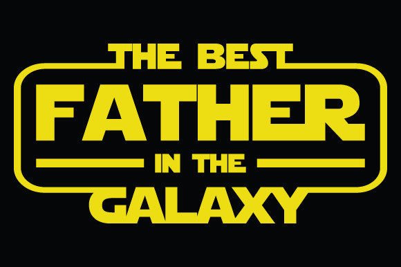 The Best Father in the Galaxy PNG Bundle Package