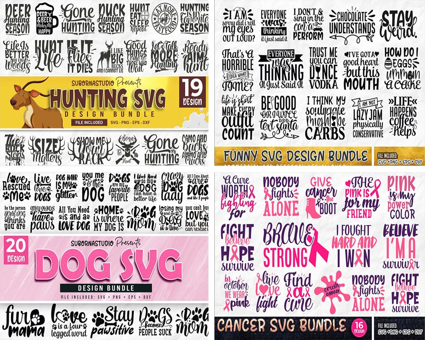 Mega SVG Bundle | SVG Cut Files | Family Supply Digitals
