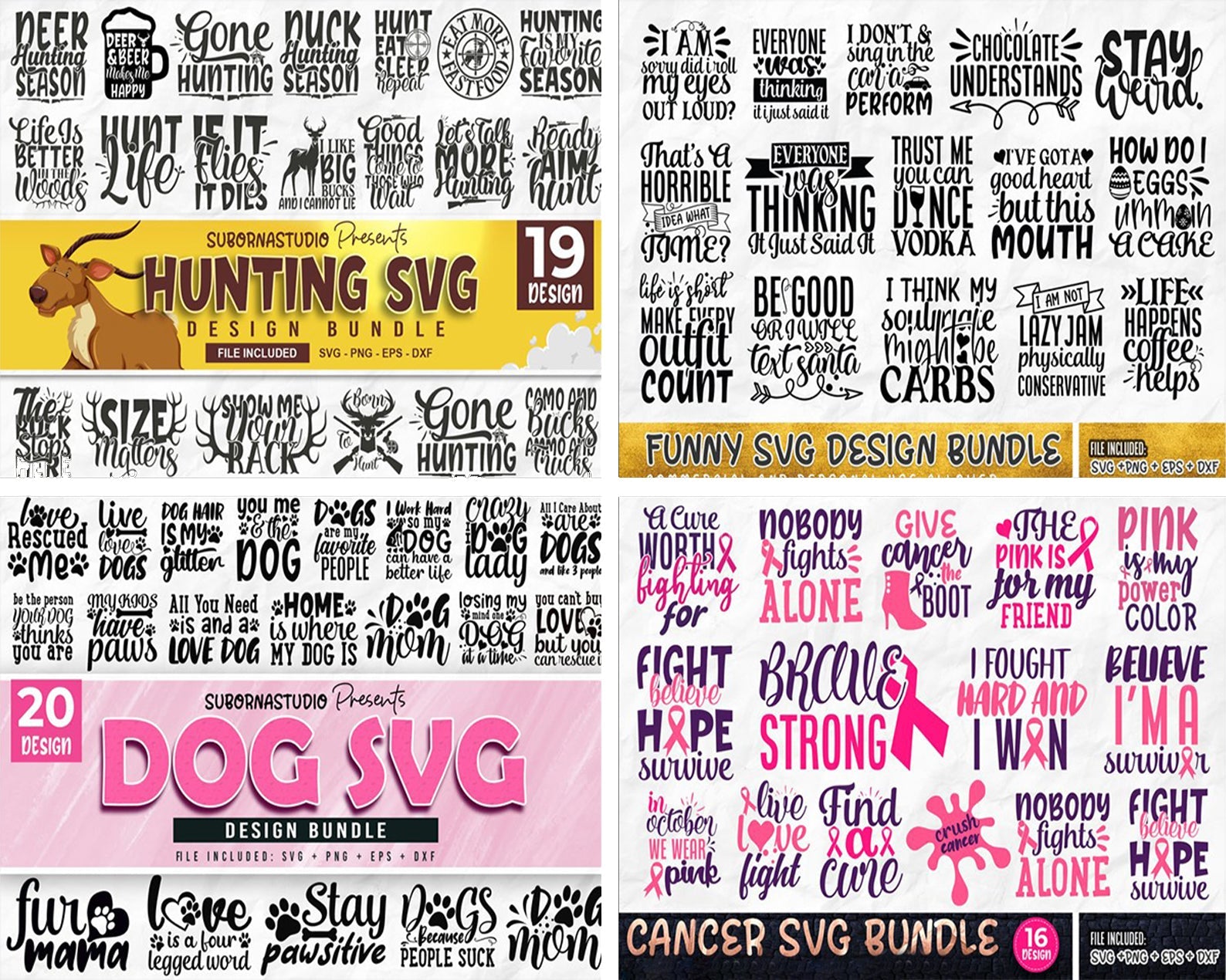 Mega SVG Bundle | SVG Cut Files | Family Supply Digitals