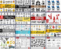 Mega SVG Bundle | SVG Cut Files | Family Supply Digitals