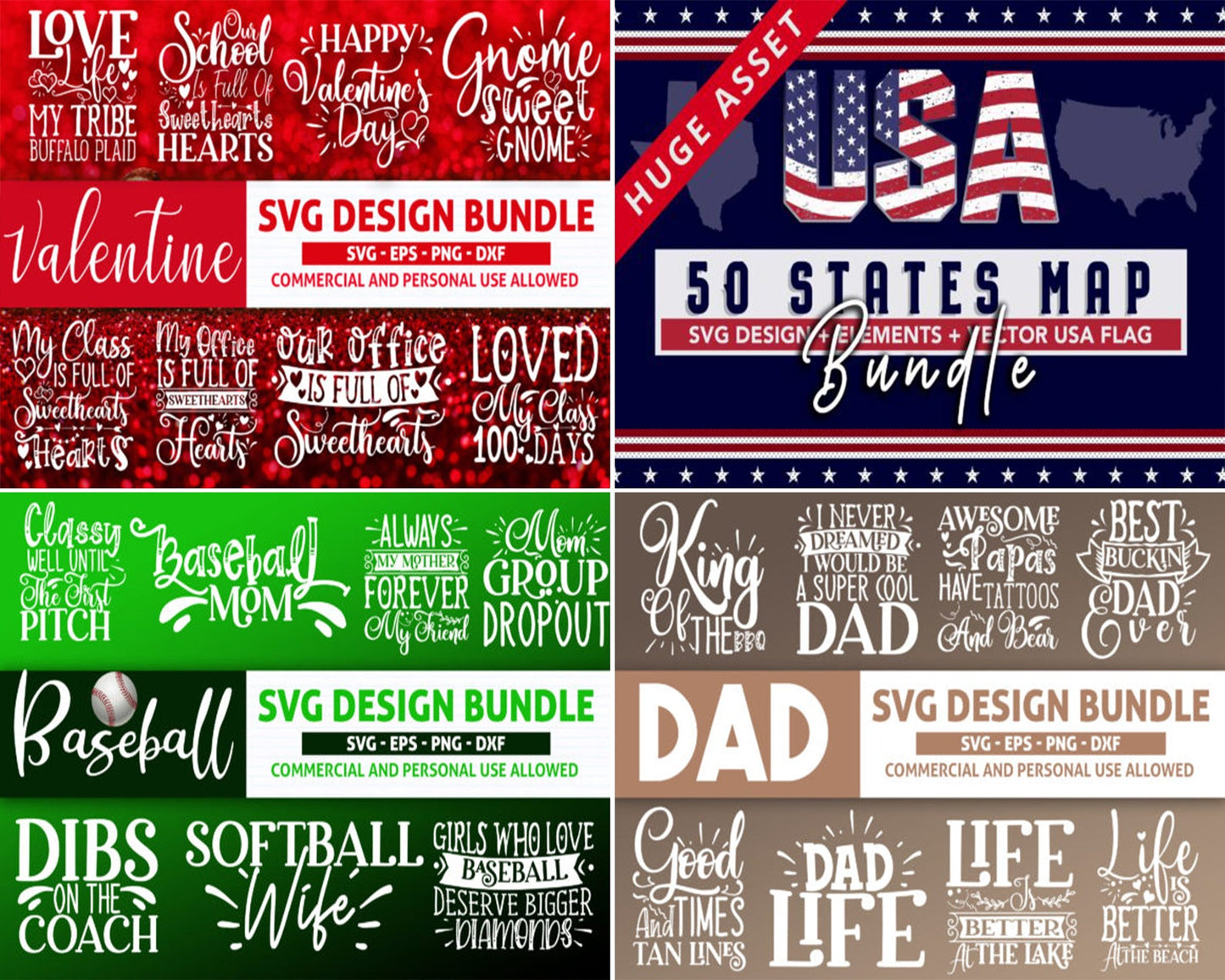 Mega SVG Bundle | SVG Cut Files | Family Supply Digitals