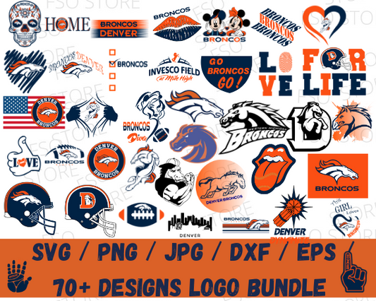Denver Broncos SVG | Family Supply Digitals