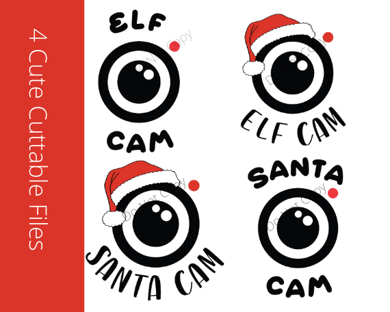 Elf Cam SVG Bundle Christmas | Family Supply Digitals