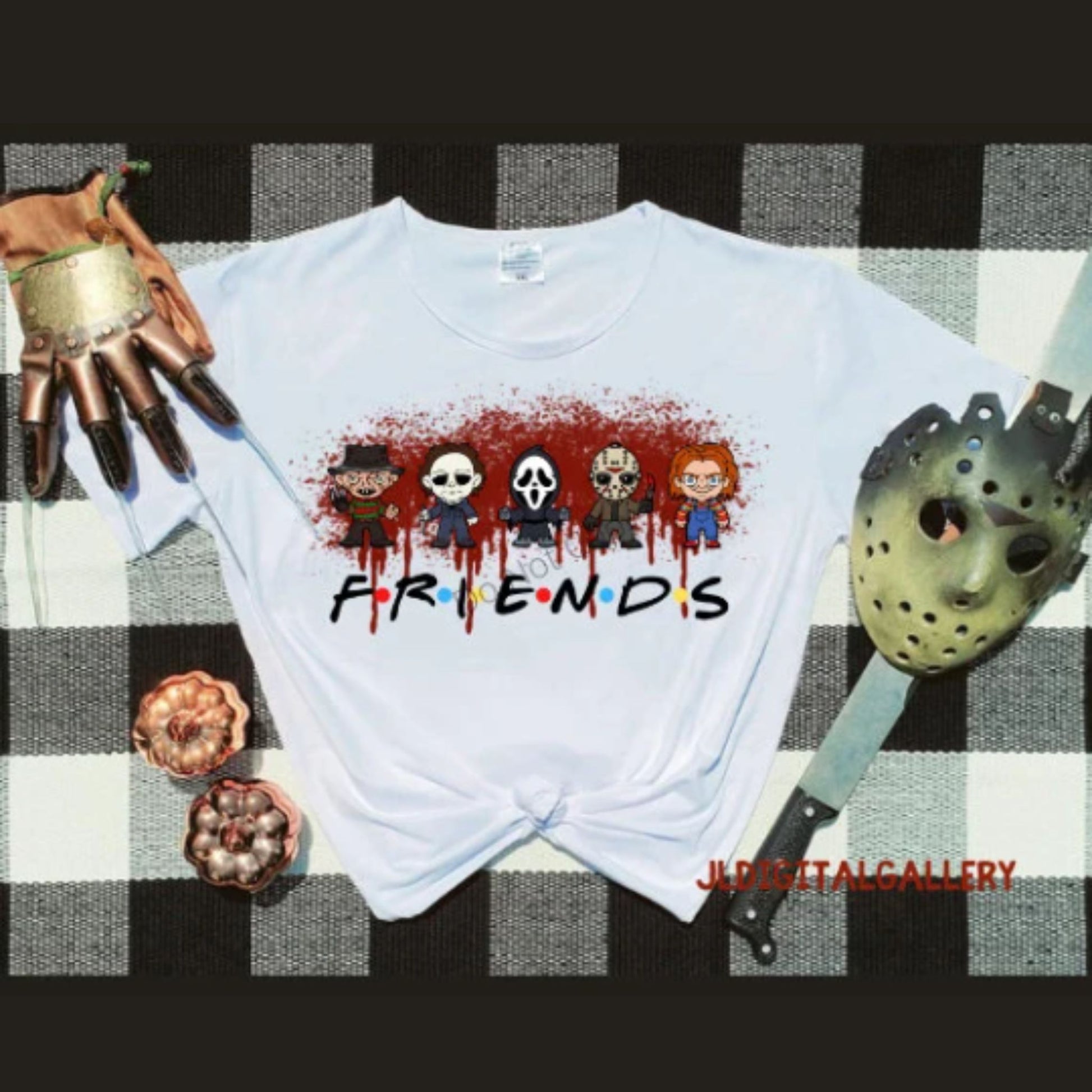 Halloween Horror Movie Killers, Scary Friends Png, Friends Halloween Png, Halloween Png, Funny, Horror Squad Png, PNG Dowload Digital Cricut