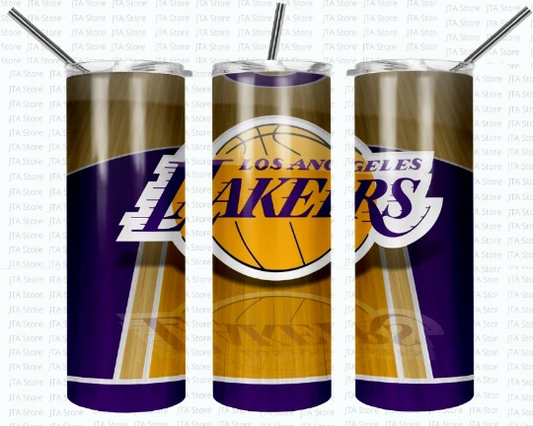 LA Lakers 20 oz Tumbler Skinny Straight and Taper PNG digital download