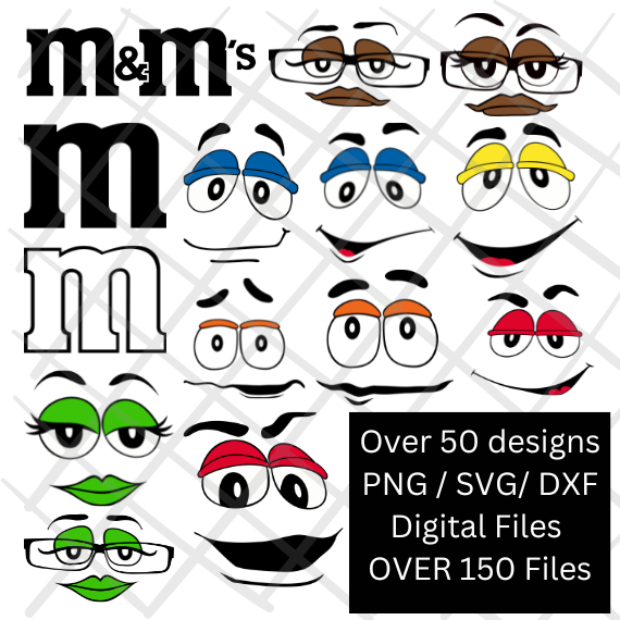 M&M Clipart Png Digital Download Clipart Png File 