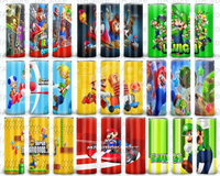 Super Mario Bros 40 Straight and Tapered Tumbler Designs Bundle
