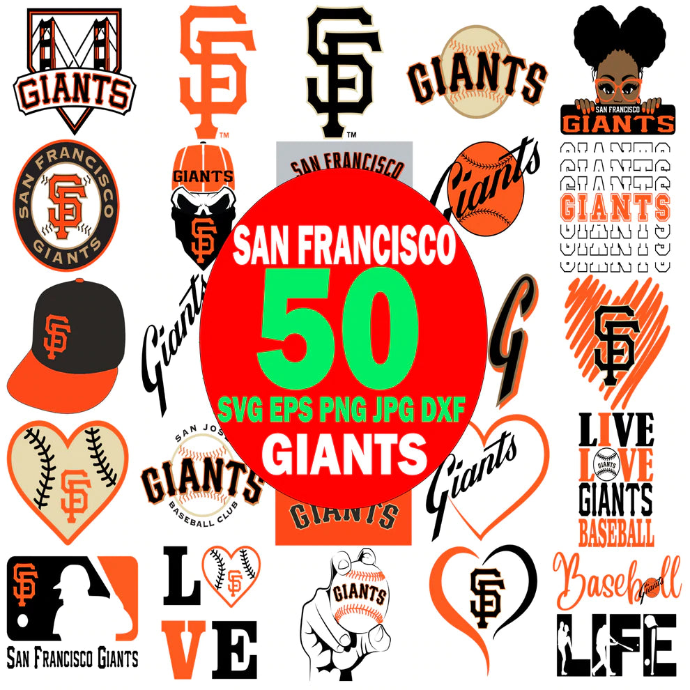 San Francisco Giants MLB TEAM LOGO SVG BUNDLE