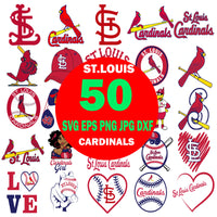 ST Louis Cardinals MLB TEAM LOGO SVG BUNDLE