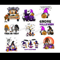 Halloween Gnomes Halloween Spooky designs, Halloween Gnomes, Halloween PNG Bundle designs, Spooky vibes, Dancing Skeletons Letters, Pumpkin faces png