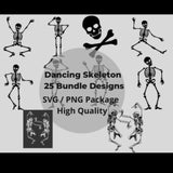 Skeleton Svg, Skeleton svg Bundle, Dancing Skeletons SVG, Halloween Svg, Dance SVG, Skull Skeleton Hand Svg, Png, Eps, Cricut, Silhouette