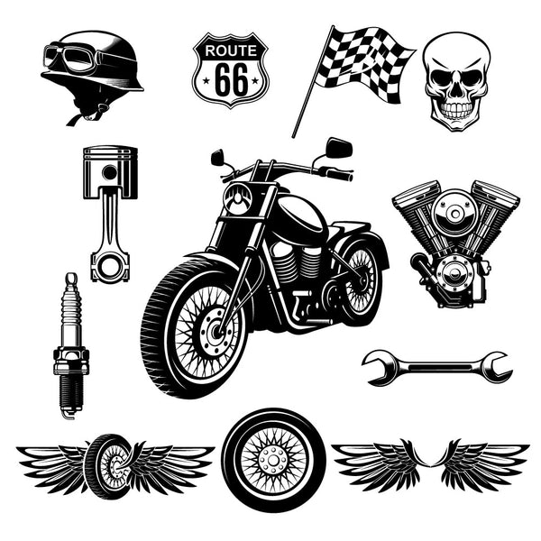 Bike Harley Davidson SVG | Harley Davidson SVG | Family Supply Digitals