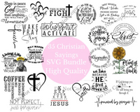 Christian Bible SVG Bundle Cut files