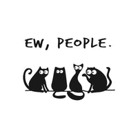 Ew People Black Cats SVG | Black Cats SVG | Family Supply Digitals