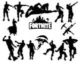 Fornite Characters and logo SVG bundle