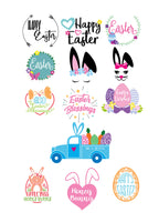 Happy Easter Blessing and Bunny SVG Bundle