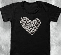 Plaid & Animal Print Love Heart Clipart, Leopard Print Hearts | 21 PNG Files
