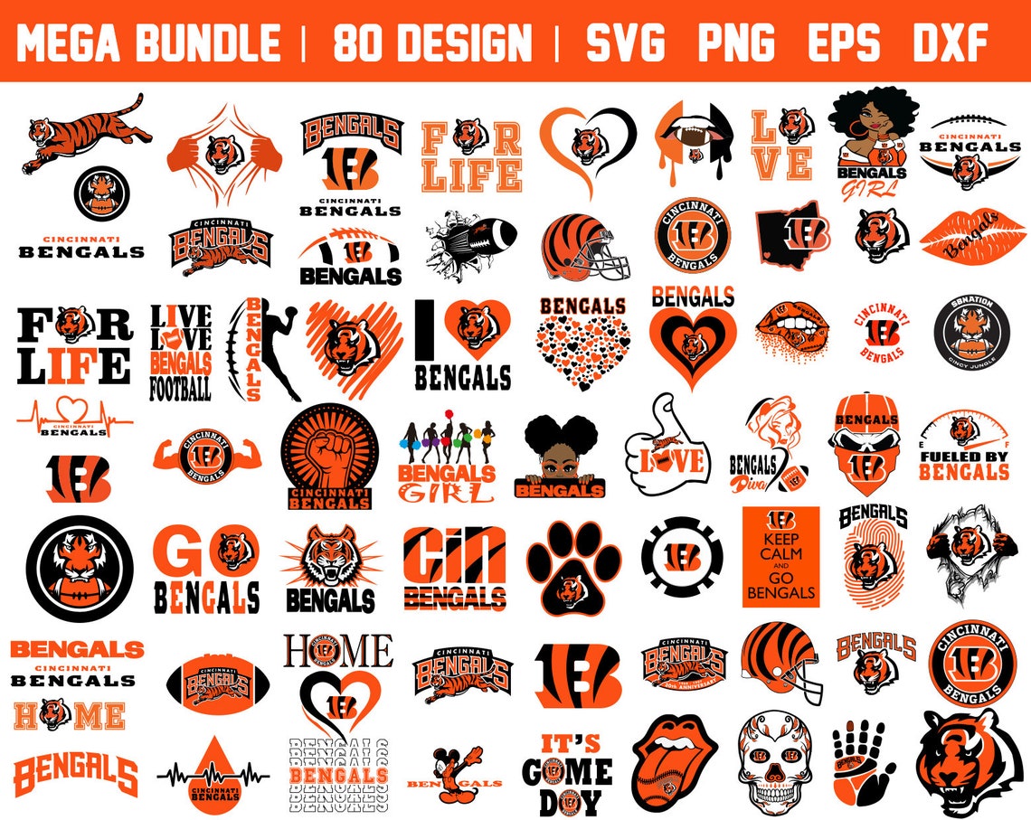 Cincinnati Bengals SVG | Cincinnati Bengals | Family Supply Digitals