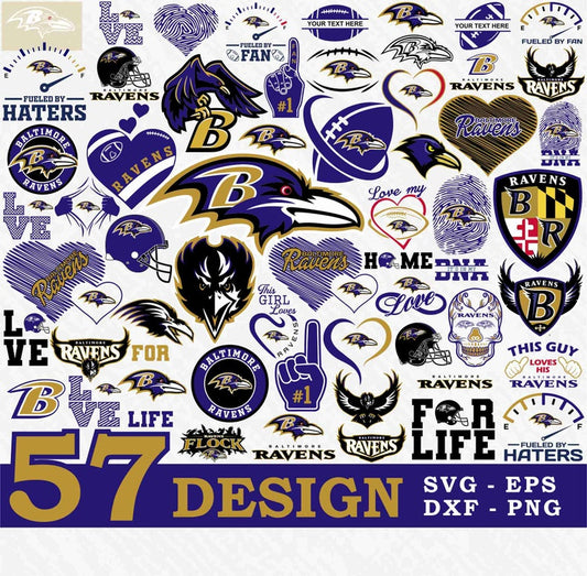 Baltimore Ravens 57 SVG | Sport SVG | Family Supply Digitals