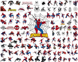 Spiderman Digital Mega 200 SVG bundle files