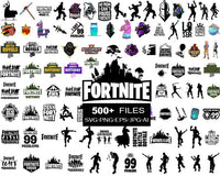 FortNite Digital Mega 500+ SVG bundle files