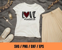 Love Teacher Life Svg bundle pack