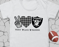 Peace Love Raiders PNG file