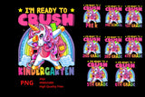 I'm Ready To Crush, Back To School Bundle Png, Unicorn Lovers