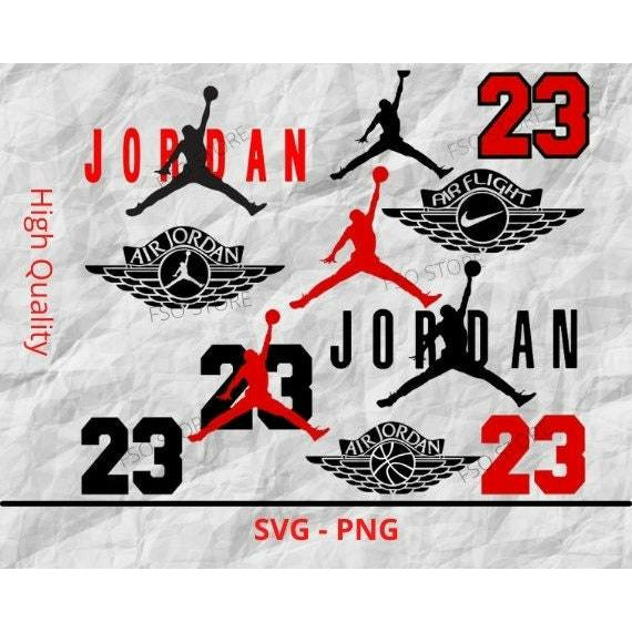 Jumpman Air Jordan 20 Files SVG PNG Sport logo brand designs