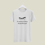 I've punch you 3 times with my eyes! Funny Quote Svg
