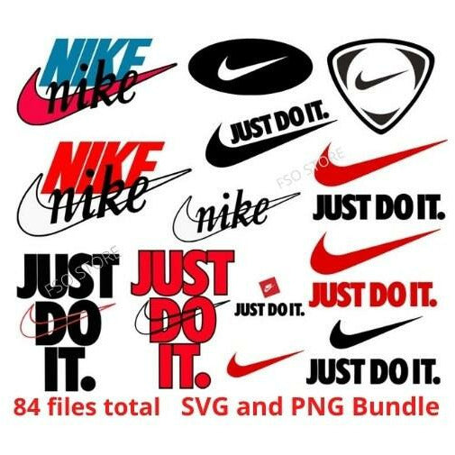 NIKE drip 84 Files Sport Logo total SVG Bundle