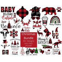 Christmas 30 Designs SVG files | Family Supply Digitals