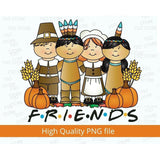 Thanksgiving Friends Pilgrims png file