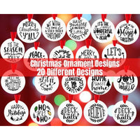 Christmas Ornament Svg Bundle | Family Supply Digitals